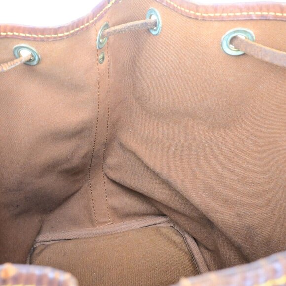 LOUIS VUITTON Petit Noe Drawstring Shoulder Bag Monogram Leather - Picture 13 of 14